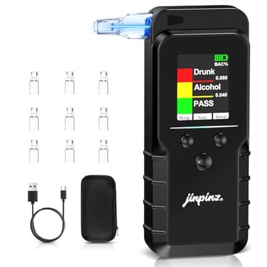 Éthylotest Alcootest Capteur Électrochimique Électronique: Ethylometre Professionnel Rechargeable - Portable Alcotest Avec Mémoire Affichage Numérique - Testeur d’alcool adapté à un usage personnel
