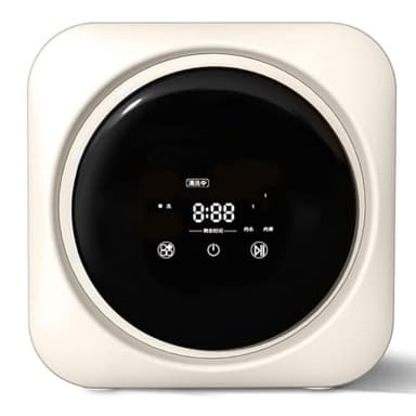 Machine à laver automatique, petite machine à laver, sèche-linge mural, chargement frontal 3 kg, séchage haute température 95 °C, pour dortoirs et appartements de voyage