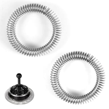 Tinoaly 2pcs Ressorts Spiralés pour Nespresso Aeroccino fouet 3/4/Plus, Fouet Mousseur à Lait en Acier Inoxydable Spirales Accessoires pour Nespresso Fouets Mousseurs à Lait