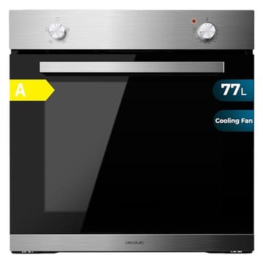 Cecotec Four Encastrable Bolero Hexa C126000 Line+ A. 2800 W, Capacité de 77 Litres, 4 Fonctions, Faible Consommation, Nettoyage à la Vapeur, Cuisson à la Vapeur, Triple Vitrage de Porte