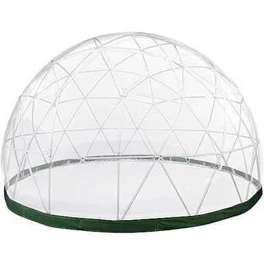 Dôme de tente à bulles pour dôme de jardin de 3,6 m, coque transparente en TPU (couverture transparente uniquement sans cadre de tente), maison de dôme de jardin étanche adaptée aux terrasses et aux
