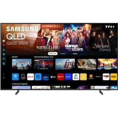 Samsung Téléviseur TQ50Q60D 50" (50 Pouces) QLED 4K Smart TV 2024
