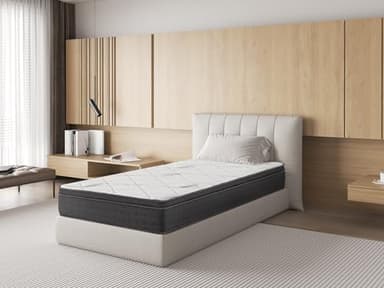 sinlikon Matelas 90x200CM,Epaisseur 22CM,Luxe Matelas Confort Zones en Mousse à mémoire de Forme, Moelleux et Respirant