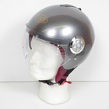 Casque MOTO jet TORX JAMES Anthracite Taille XS
