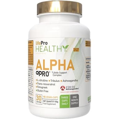 Tribulus Terrestris 90 Saponines Alpha Pro Formule 5 en 1 avec Ashwagandha KSM 66 Fenugrec L-Citrulline et Resvératrol Complément Alimentaire