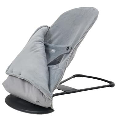 Housse transat bébé + Sac pour hamac. Housse Belltop Compatible avec transat Babybjörn (Bliss et Soft): hypoallergénique et Douce. Housse de balancelle Bebe + chancelière Thermique (Gris)