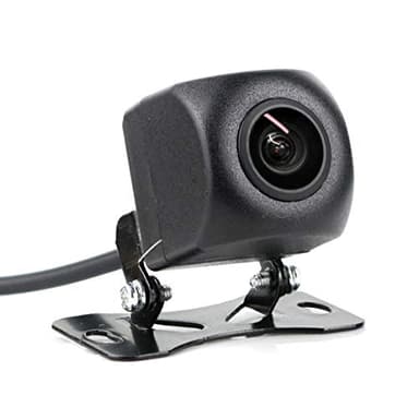 Caméra de Recul, Objectif Fisheye 12V1A, Webcam de Recul de Voiture avec Angle de Vision Parfait de 160 °, Vision Nocturne, pour Camionnette SUV Minivan Tracteur Semi-remorque