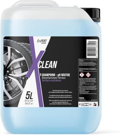 Shampoing voiture pH Neutre 5L - Décontaminant ferreux – Élimine efficacement les saletés et respecte les surfaces – Produit nettoyage voiture concentré - Fabriqué en Italie