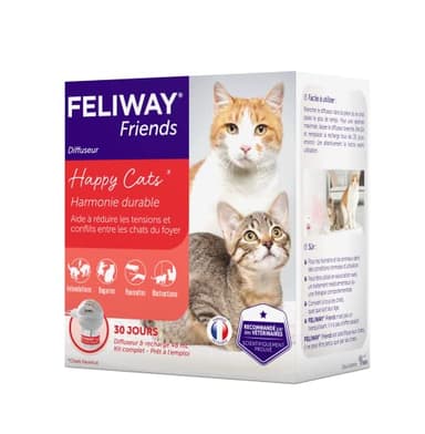 FELIWAY Friends – Anti Conflit pour Chat - Diffuseur + Recharge 48 ml