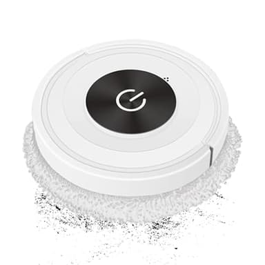 Générique Robotic Vacuum Mop, Smart 2-in-1 Cleaner, Automatic Floor, 23x 6.5cm, Pet Hair Remover, Multi- Cleaning Bot, Slim Design, for Home, Apartment, Carpet, Hardwood Maintaining Cleanliness