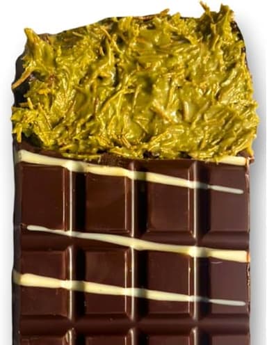 Chocolats de Dubaï aux pistaches 220g–Extra fourrés avec un noyau de pistache crémeux, une bouchée super croquante, une combinaison parfaite de pistaches et de chocolat (taille normale, chocolat noir)
