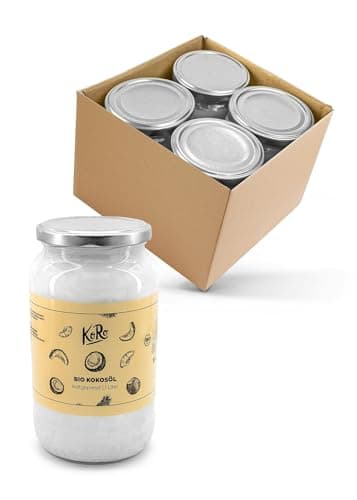 KoRo - Huile de coco bio 6 x 1 L