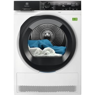 Electrolux Série 900 PerfectCare Séchoir à pompe à chaleur, 9 kg, EW9H4Y9A, classe A, 12 programmes, connectivité Smart App, technologie 3DSense, filtre EcoFlow, 60 dB, 850 x 596 x 636 mm