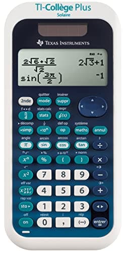 Calculatrice Scientifique Ti-Collège Plus Solaire