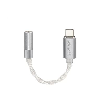 Moondrop Echo-A 32 bits/384 kHz USB Type-C vers casque DAC/AMP avec adaptateur jack audio 3,5 mm