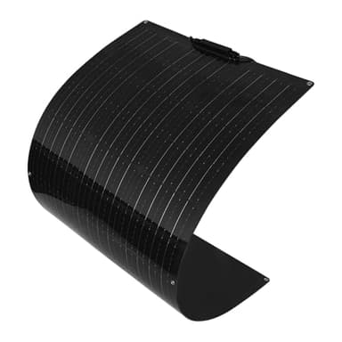 Panneau Solaire Souple XINPUGUANG Panneau Solaire Flexible 100w 12v Photovoltaïque Module Monocristallin pour Camping-car, Maison, Bateau, Jardin,Balcon(Black)