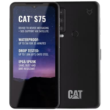 CAT - MOBILE PHONES S75 6GB 128GB WIFI/5G/SATELLITE Black Noir