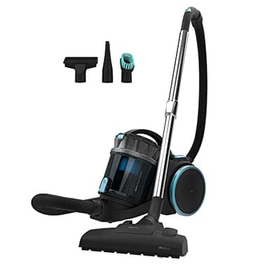 Cecotec Aspirateur sans Sac Conga Rockstar Multicyclonic XL, Aspirateur Traineau 800 W, Multicyclonique, 20 kPa, Capacité de 4 L, Filtres à Haute Efficacité, Tube en Métal, Rayon d'action de 9m