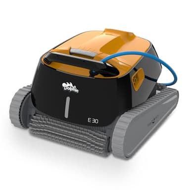 Dolphin E30 Robot Nettoyeur électrique avec Fil pour Piscine Hors-Sol Jusqu’à 12 m - Nettoyage Fond et parois - Filtration Ultra Fine