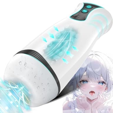Masturbateurs Masculins Sex Toys, Automatique Masturbateur Homme avec 4 Modes d'aspiration & 10 Modes de Vibration, Masturbateur Homme Vaginette Sextoyse Homme Sex Toys
