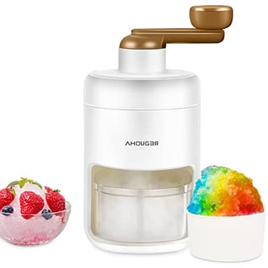 AHOUGER 2023 Machine Glace PiléE Portable, Machine Granita Glacon Machine Glace Italienne, Smoothie Libre, Sans BPA