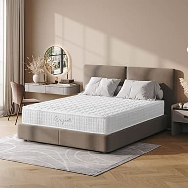 Vesgantti Tight Top Matelas 160x200cm,Épaisseur 24cm,Original Matelas,Technologie Hybrid,Ressorts Ensachés Indépendant en Mousse à Mémoire de Forme,Multicouches Extra Confort 7 Zones,Oeko-tex