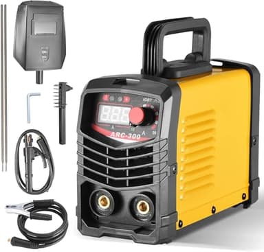 Helangel Poste à Souder,300A 220V Poste a Souder Machine à souder IGBT Inverter Soudeuse Soudeuse d'inverseur Machine a Souder Soudeur Portable