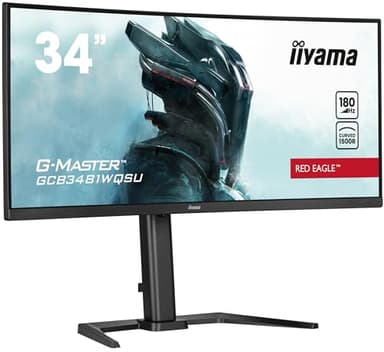 iiyama Red Eagle G-Master GCB3481WQSU-B1 34" LED UWQHD 180Hz FreeSync Premium Curvo