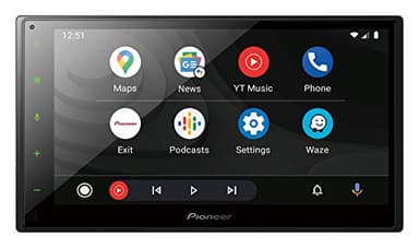 Pioneer SPH-DA160DAB-AN Récepteur multimédia 2 DIN 6,8" avec Apple CarPlay, Android Auto, DAB+ et Bluetooth, avec antenne DAB