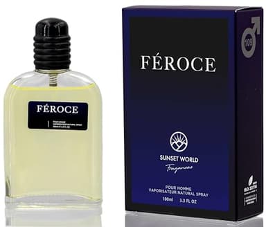 Féroce - Compatible avec Sauvage. Eau De Cologne Intense 100 ml, Parfum Pheromone pour Homme, Parfum Generique