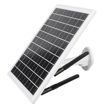 Routeur Solaire 4G D'extérieur avec Emplacement pour Carte SIM, Point D'accès Wi-FI 4G LTE sans Fil 300 Mbit/s 2,4 GHz, Panneau Solaire 15 W, Batterie 25 600 MAh