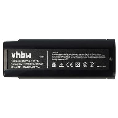 vhbw Batterie Compatible avec Paslode IM350 Li, IM350ALi, IM350CT Li, IM250ALi Outil électrique, cloueur pneumatique (2000 mAh, NiMH, 6 V)