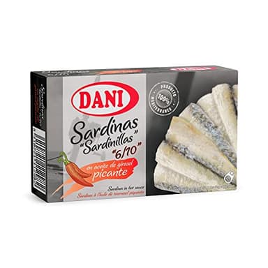 Dani Petites Sardines en Sauce Piquante, 12 x 90 g