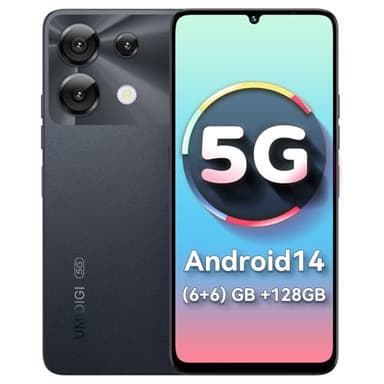 UMIDIGI Smartphone G9 5G, Téléphone Android 14, Telephone Portable 12Go(6+6)+128Go/TF 1TB, 90HZ, Octa Core Processor, 6,75" HD+, Caméra 50MP,5000mAh, GPS, Smartphone 5G Double SIM