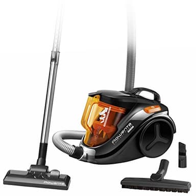 Rowenta, Aspirateur Sans Sac, Puissant, 750 W, 1,5 L, Accessoire Spécial Parquet, Compact Power Cyclonic Parquet RO3753EA