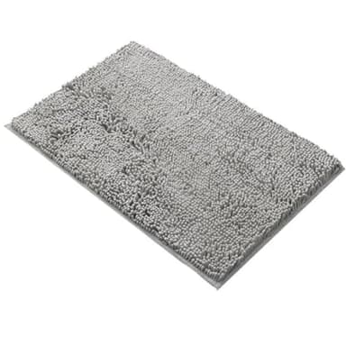 ZWOIVHE Ovanor Tapis Ultra-Absorbant pour Pattes d'animaux - Tapis d'Entrée Absorbant Anti-Dérapant, pour Chien et Chat ﻿ (Gris,50×80cm)