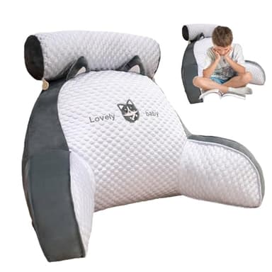Kaxenig Oreiller De Lit De Lecture, Oreillers De Soutien Dorsal avec Bras, Oreiller Dorsal pour S'asseoir dans Son Lit, Coussin Support Lombaire, Ergonomie Coussin Cale Dos Canapé