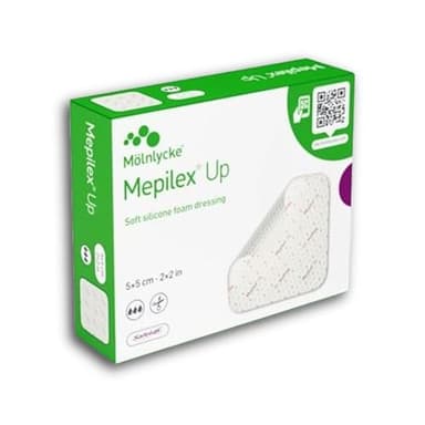 Mölnlycke, Mepilex Up Pansement en mousse de silicone souple 5 cm x 5 cm