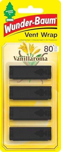 Arbre Magique® Rafraîchisseur d'air parfumé Vent Wrap Invisible Vainillarôme. Super arôme de Longue durée pour la Voiture, la Maison, Le Bureau, etc.