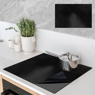 OMJMYY 52x60cm Protection Plaque Induction Tapis de Protection Plaque Cuisson Induction en Silicone Plaque de Cuisson Magnétique Cooktop Anti Rayures Non Slip Pour Cuisinière à Induction
