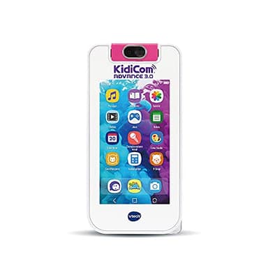 VTech - KidiCom Advance 3.0 Rose, Portable Enfant sans Forfait Sécurisé – 6/12 Ans – Contenu en Français