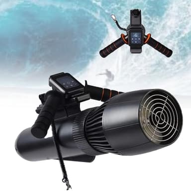 AiODiO Scooter sous-Marin électrique à Moteur sans balais, Scooter sous-Marin à Batterie Amovible, pour Le Paddle, la plongée sous-Marine, la plongée avec Tuba et la Natation 16000mAh