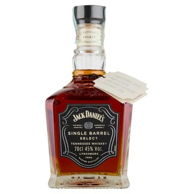Jack Daniel's Bourbon Single Barrel Select Tennessee Whiskey 45% vol 70 cl - Une Boisson qui Allie des Notes de Caramel et d'Épices Avec des Notes de Fruits - Fût Unique & Carafe Numérotée