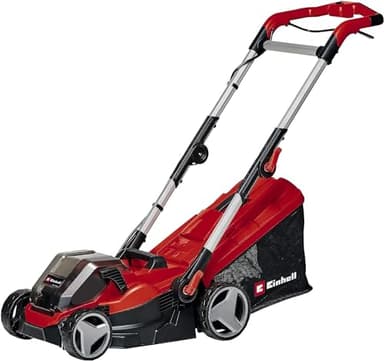 Einhell Tondeuse à gazon sans fil GE-CM 36/34-1 Li-Solo Power X-Change (36 V, 33,5 cm, jusqu’à 200 m², bac collecteur 30 L, hauteur de coupe réglable de 25 à 65 mm, sans batterie)
