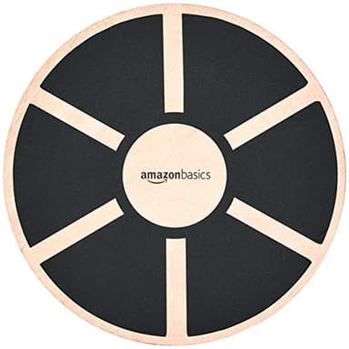 Amazon Basics Planche d’équilibre en bois, Noir