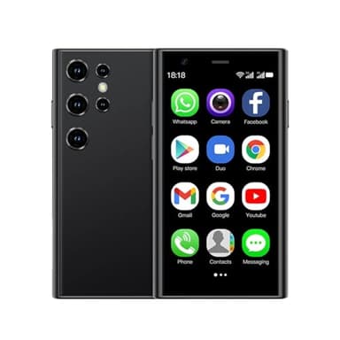 SOYES S23 Pro Mini Smartphone 3,0 Pouces Verre 3D Ultra Fin WiFi, Double Caméra, Téléphone de Poche pour Carte 3G, pour8.1, Meilleur Téléphone de Sauvegarde et