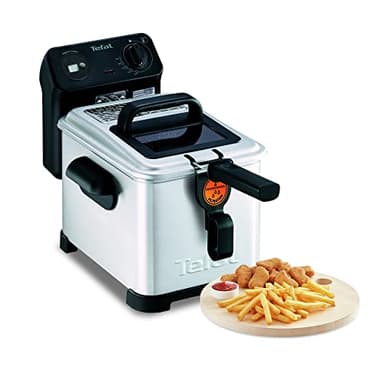 Tefal Friteuse électrique semi-professionnelle, Capacité 4 L, Jusqu'à 4 personnes, Filtre à huile breveté, Zone froide, Hublot de contrôle, Minuteur Digital, Thermostat réglable, Filtra Pro FR516070