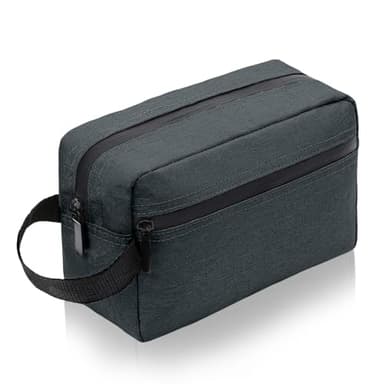 Aucuu Trousse de Toilette Voyage Homme, Organisateur de Toilette Avion, Grande Trousse de Rasage, Sac Cosmétique Multifonction Imperméable