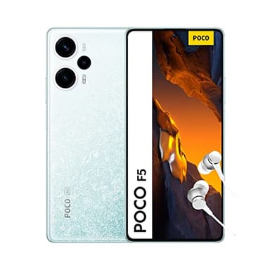 POCO F5 5G - Écran AMOLED 120Hz, Batterie 5000mAh 67W, Triple Caméra 64MP, 12+256Go, Blanc (Version Française + 2 ans de garantie)