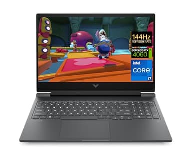 HP Victus 16-r0003sf Ordinateur Portable Gaming 16" FHD IPS 144 Hz, PC Portable Gamer (Intel Core i7-13620H, RAM 16 Go, SSD 512 Go, Nvidia GeForce RTX 4060 8Go, Windows 11), Laptop Gris, AZERTY